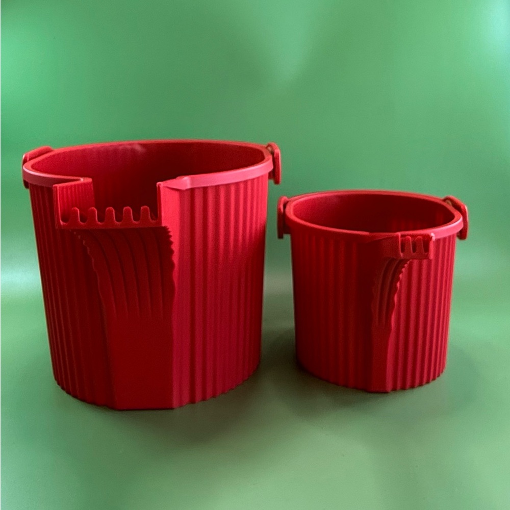 Red Silicone Baking Cups Set of 2